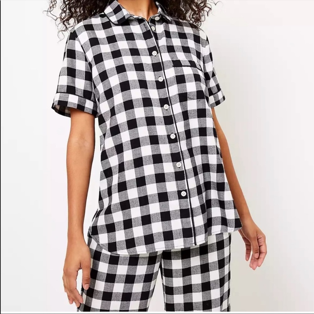 NEW! Loft Buffalo Plaid Pajama Set